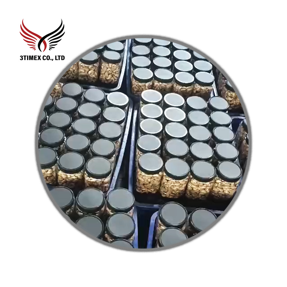 Hạt điều Bình Phước rang muối nguyên vỏ lụa hộp PET vuông 